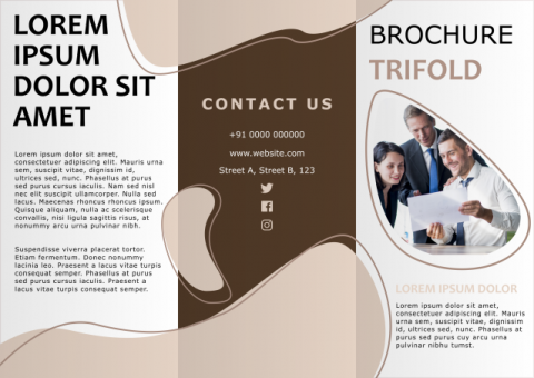 Thumbnail of Trifold Brochure 01 template