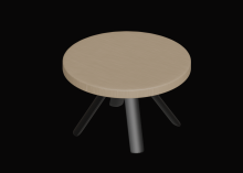 Minimalistic Round Table
